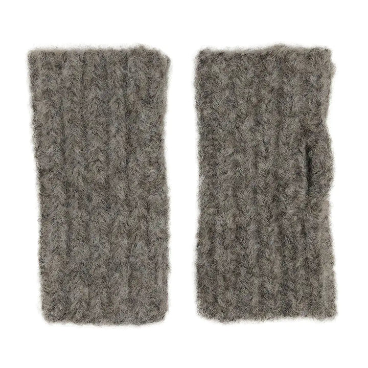 Fair Trade Autumn Ribbed Alpaca Gloves 1