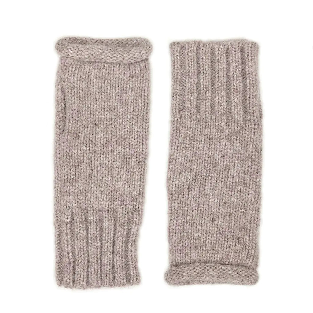 Fair Trade Blush Essential Knit Alpaca Gloves 1