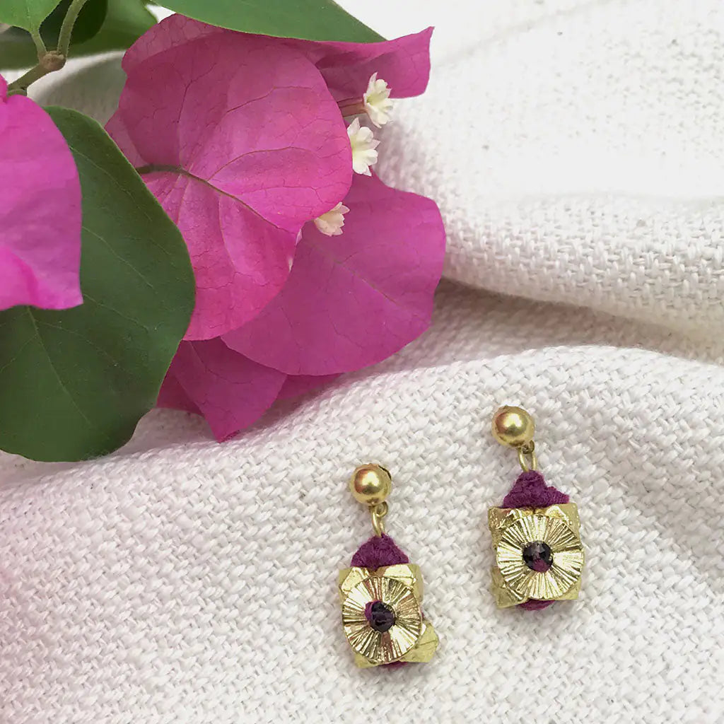 Fair Trade Keya Flower Earrings 8