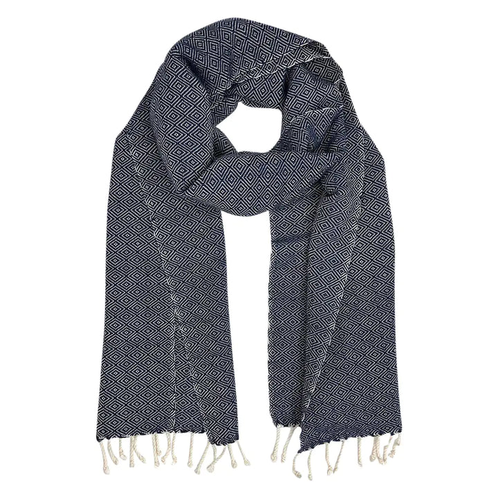 Fair Trade Eco-Friendly Organic Cotton Diamond Scarf 1