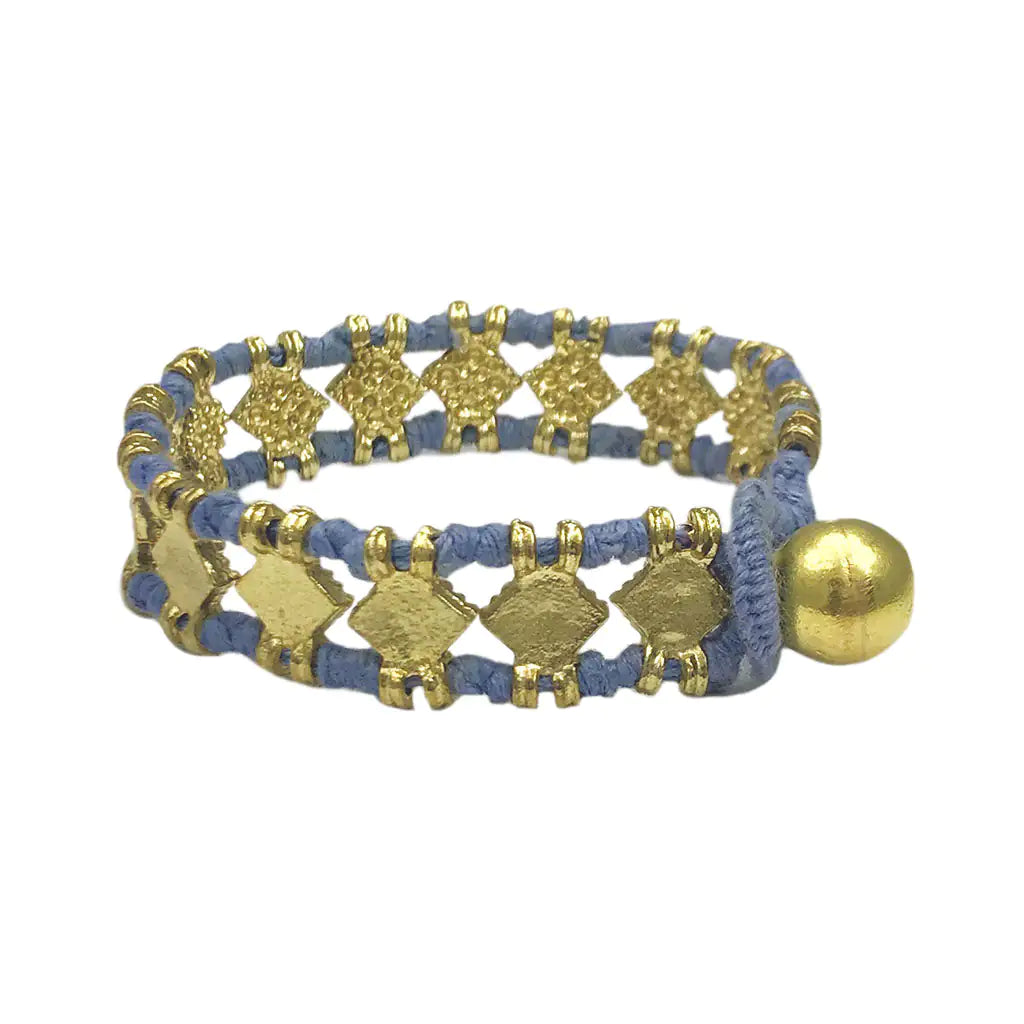 Fair Trade Amara Bracelet Periwinkle