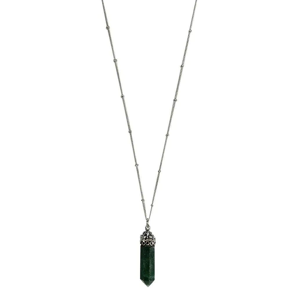 Fair Trade Aventurine Crystal Necklace 1