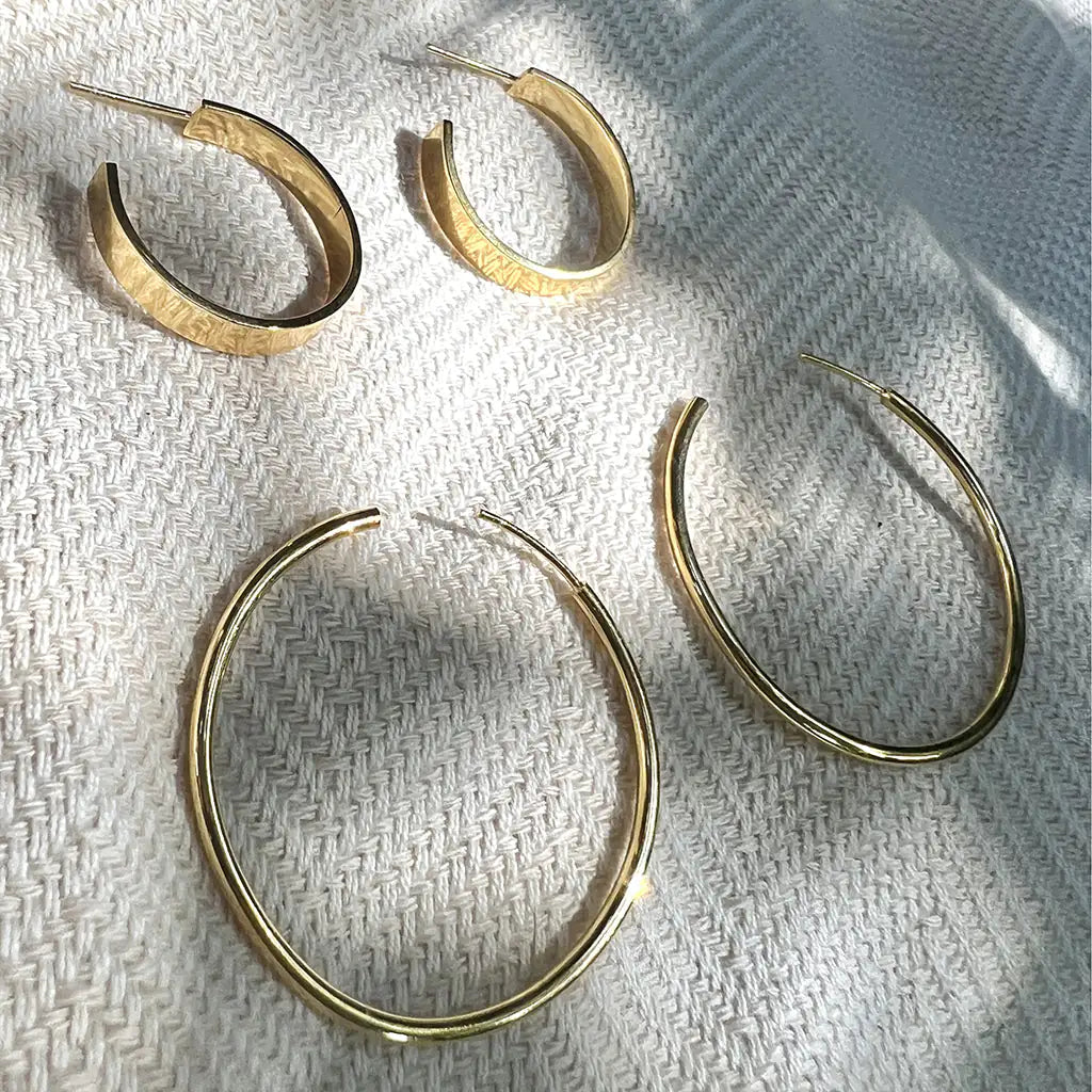 Fair Trade Chunky Bombshell Hoop Earrings 5