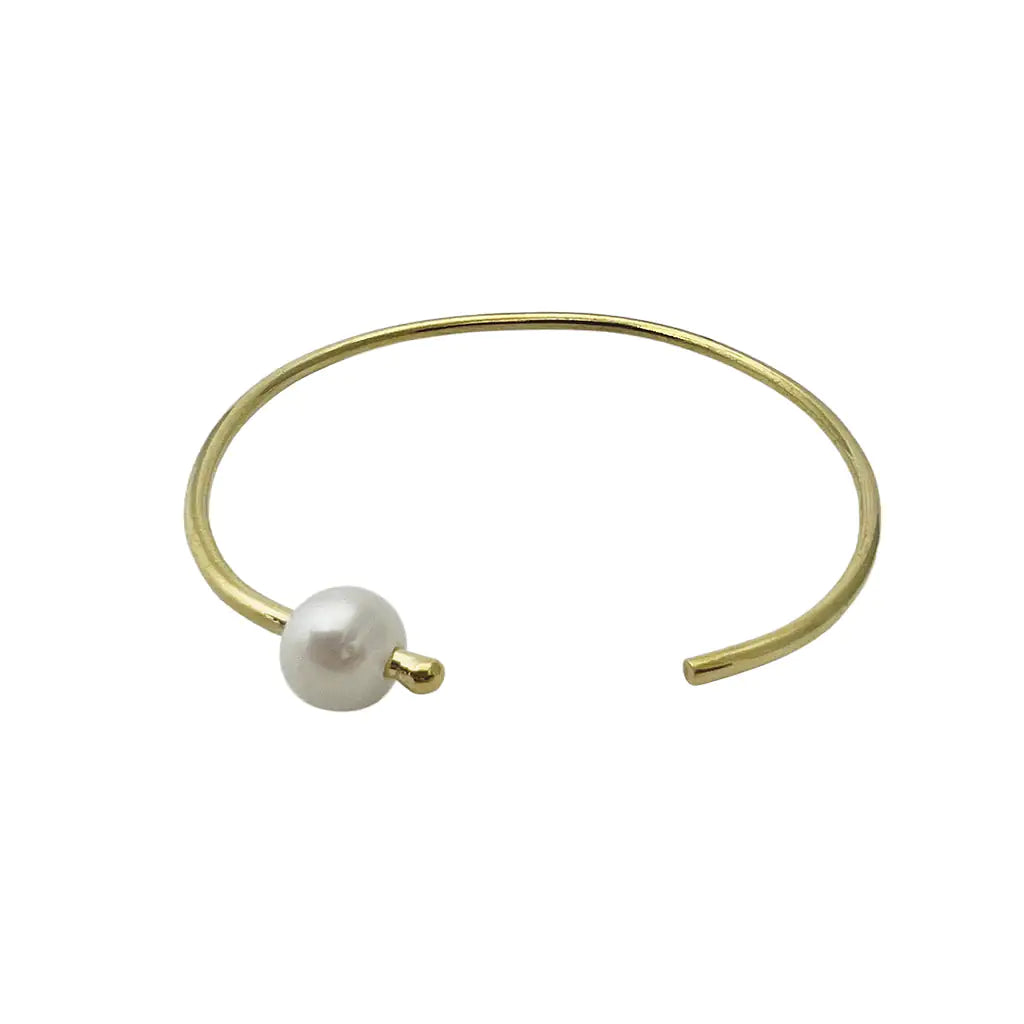 Fair Trade Freshwater Pearl Bangle 1