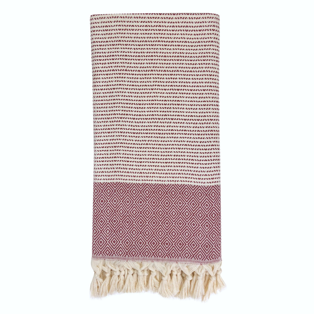 Fair Trade Diamond Stripe Turkish Towel 4