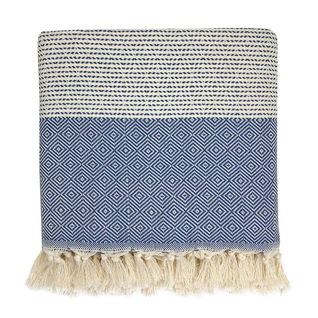 Fair Trade Diamond Stripe Turkish Throw 5