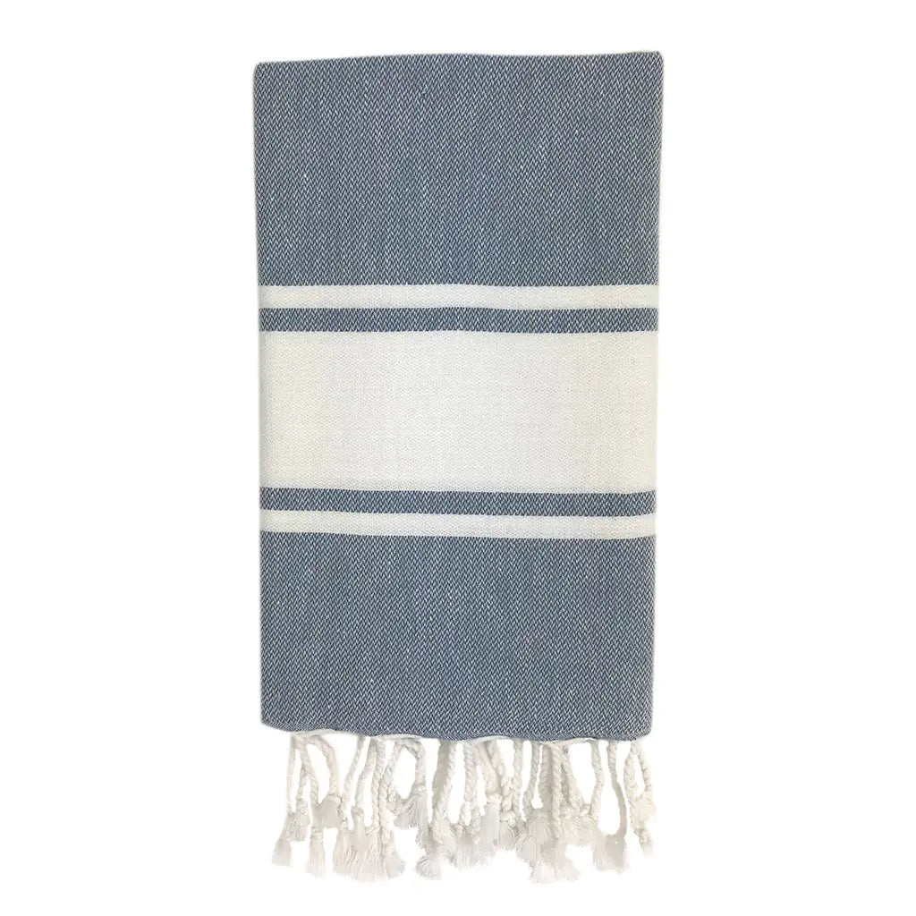 Fair Trade Essential Stripe Turkish Hand Towel 4