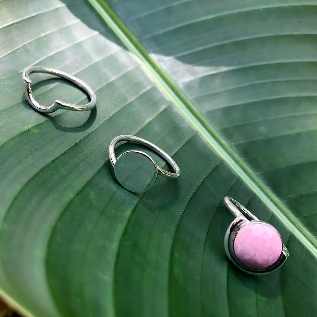 Fair Trade Pink Moon Ring 2