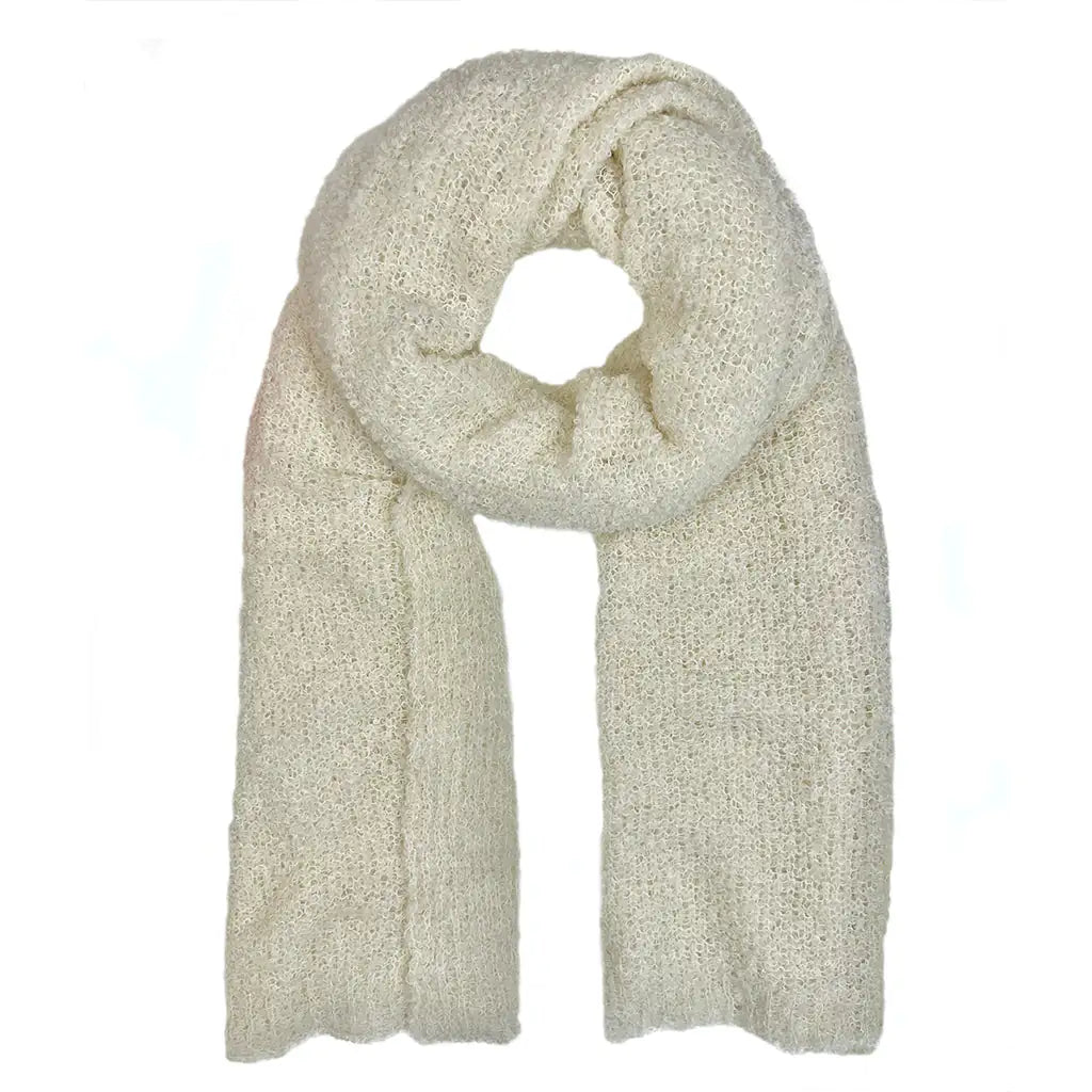 Fair Trade Eco-Friendly Snow Ultra Plush Alpaca Scarf 1