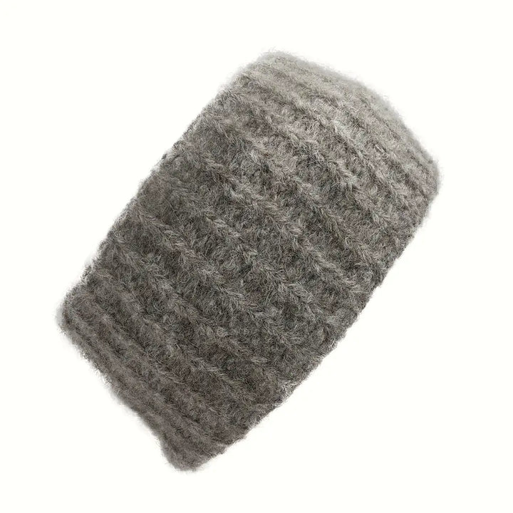 Fair Trade Autumn Ribbed Alpaca Ear Warmer 1