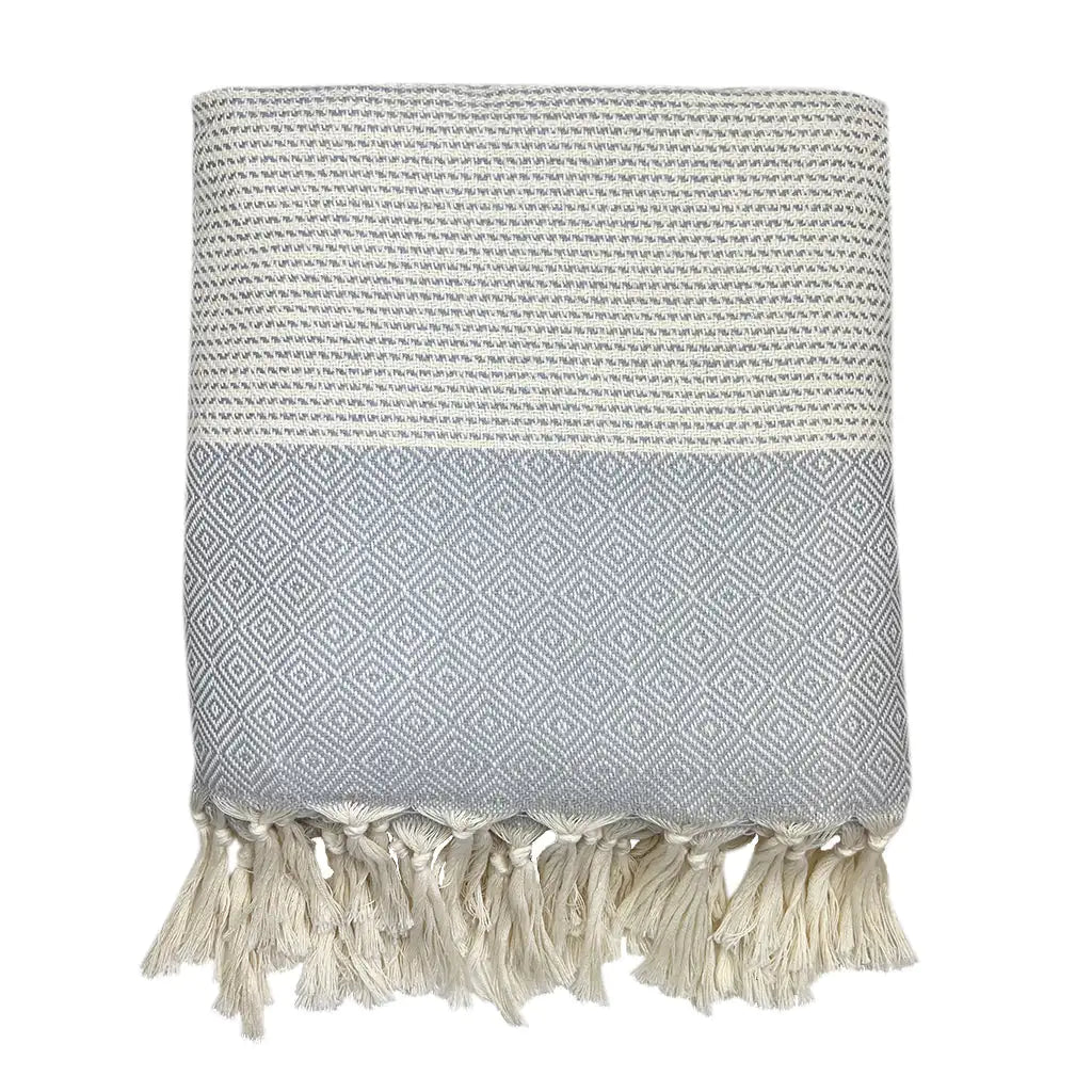 Fair Trade Diamond Stripe Turkish Throw 7