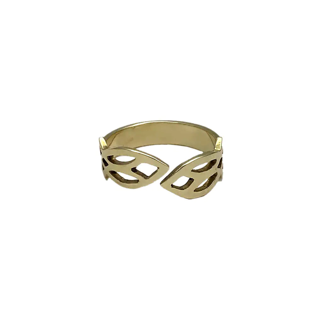 Fair Trade Cambodian Leaf Ring 1