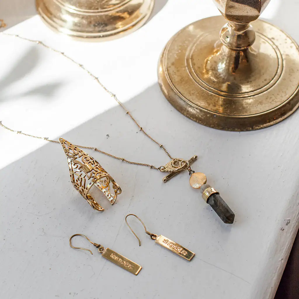 Fair Trade Peace Bar Earrings 5