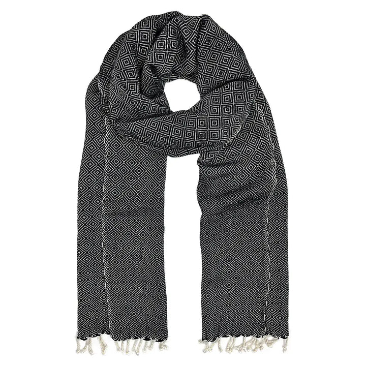 Fair Trade Eco-Friendly Organic Cotton Diamond Scarf 3