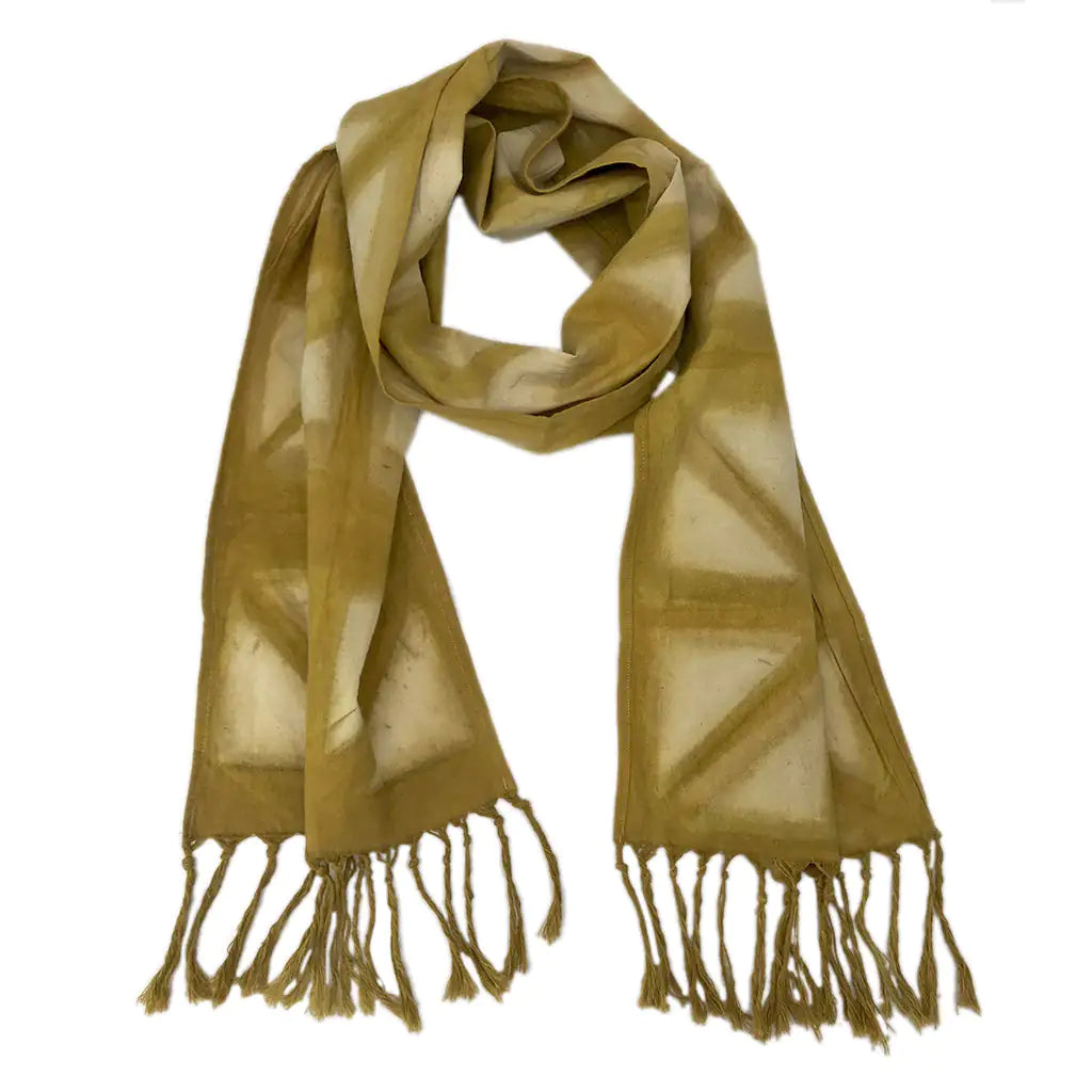 Fair Trade Eco-Friendly Mango Tie Dyed Scarf 1