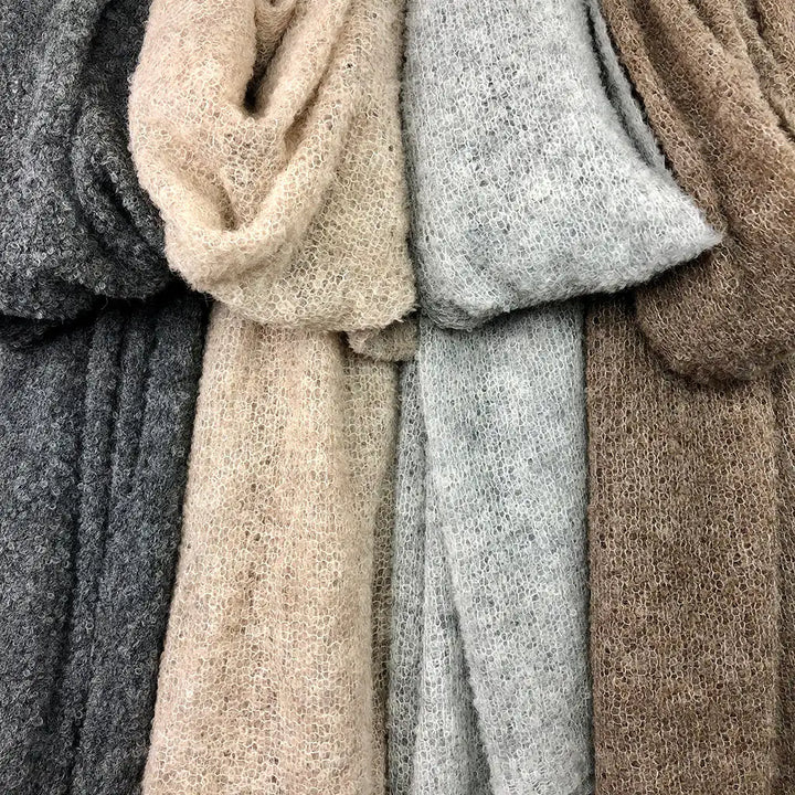 Fair Trade Almond Ultra Plush Alpaca Scarf Collection