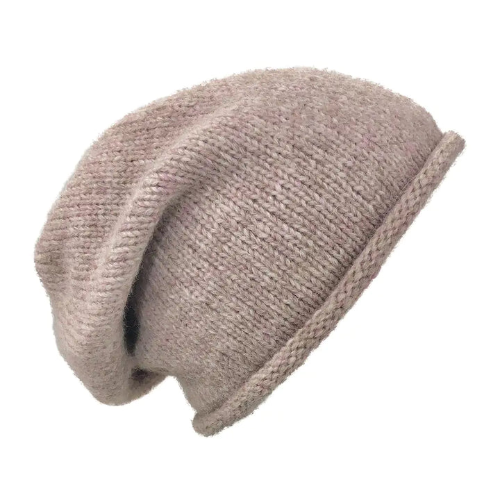 Fair Trade Blush Essential Knit Alpaca Beanie 1