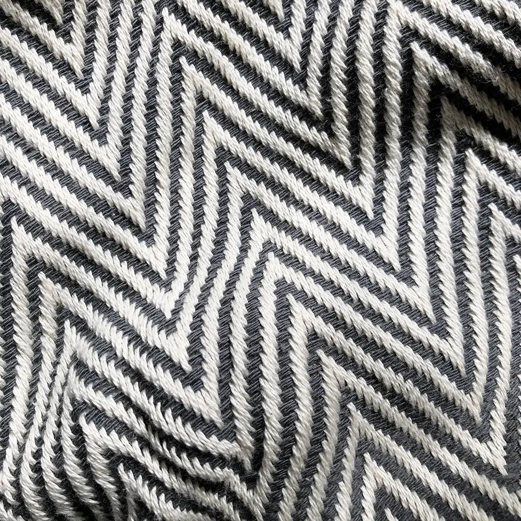 Fair Trade Chunky Chevron Turkish Throw 6