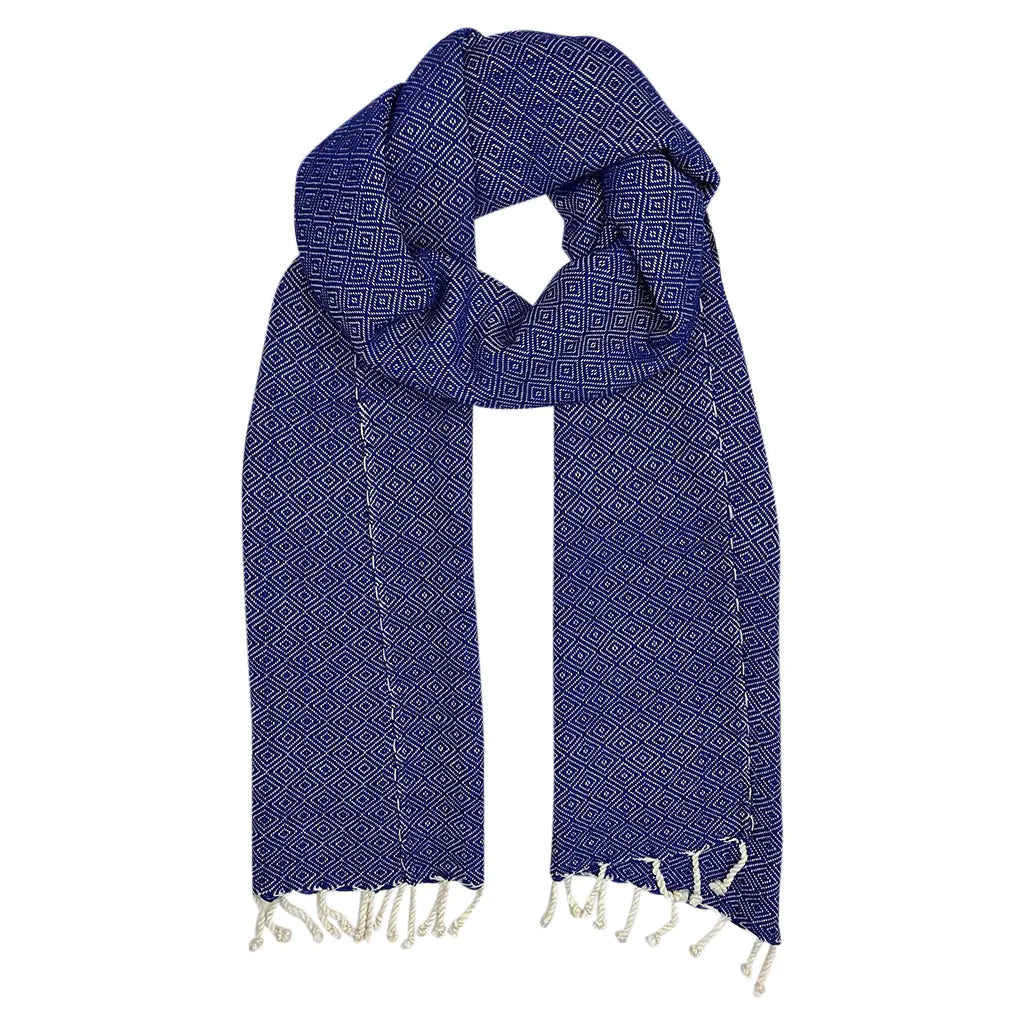 Fair Trade Eco-Friendly Organic Cotton Diamond Scarf 2