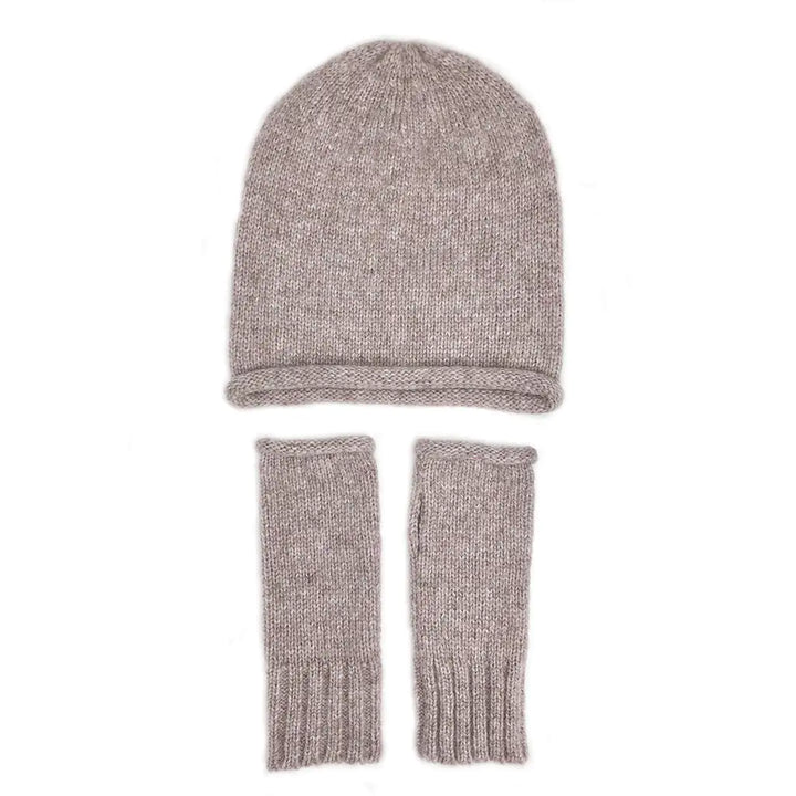 Fair Trade Blush Essential Knit Alpaca Beanie 3