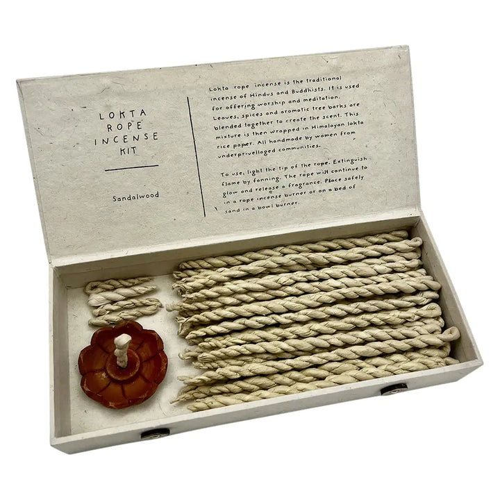 Lokta Rope Incense Box Set