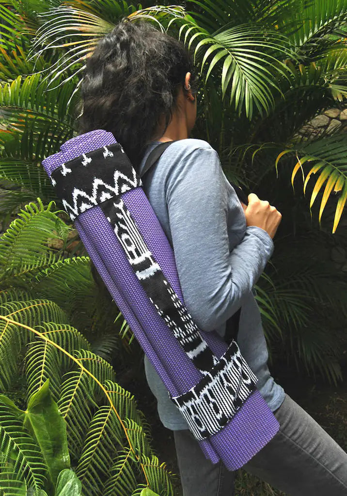 Fair Trade Backstrap Yoga Mat Sling 2