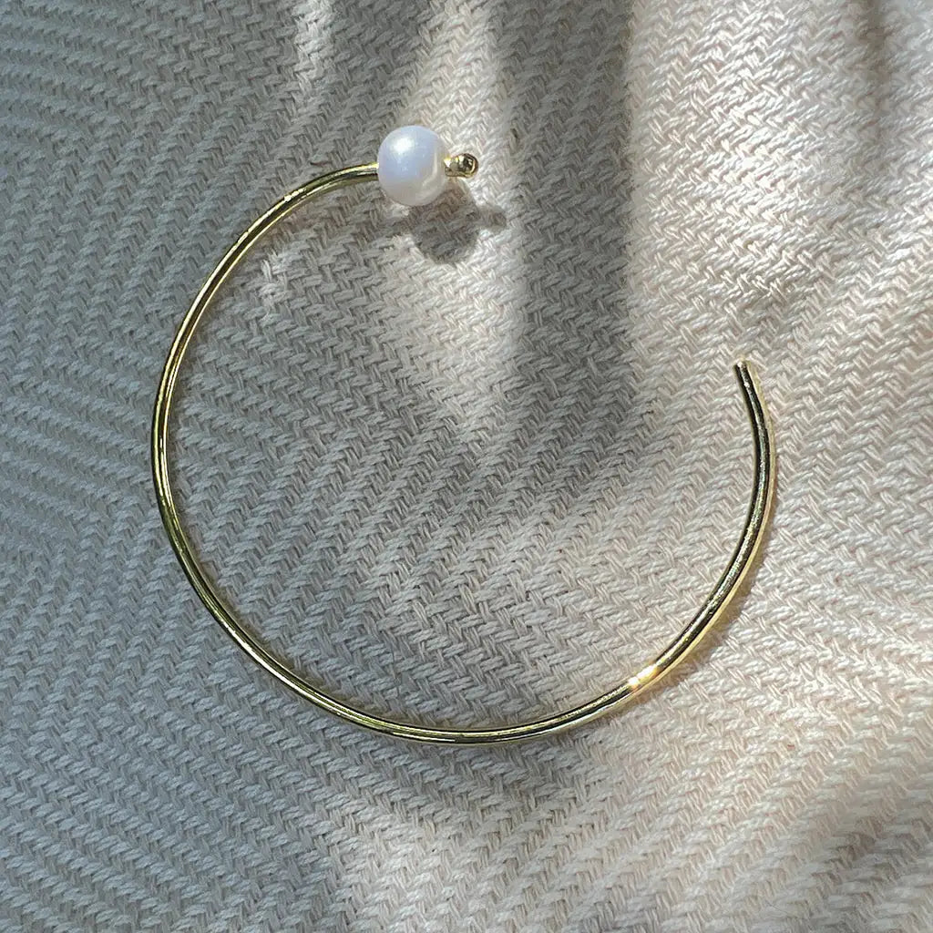 Fair Trade Freshwater Pearl Bangle 2