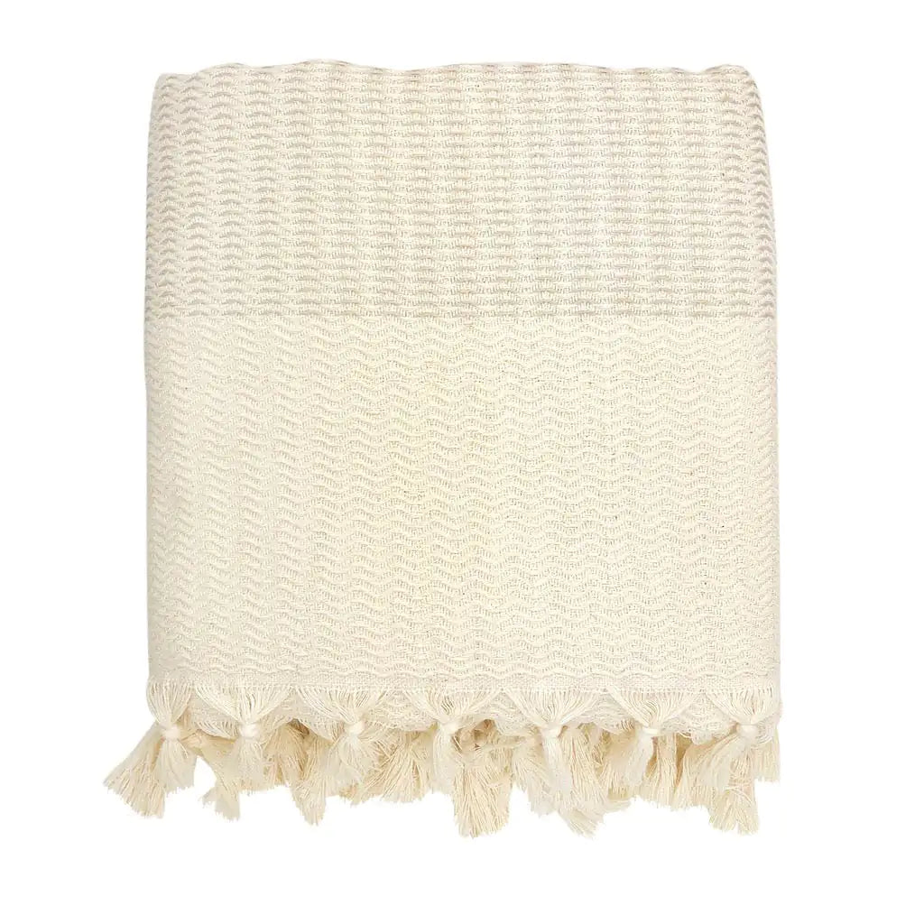 Fair Trade Plush Wavy Turkish Throw 8