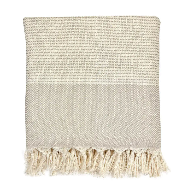 Fair Trade Diamond Stripe Turkish Throw 6