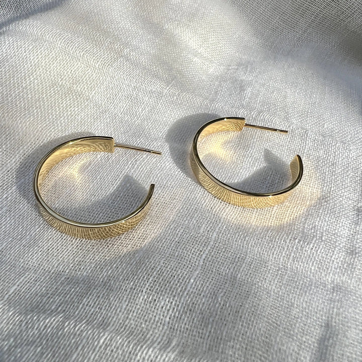 Fair Trade Chunky Bombshell Hoop Earrings 3