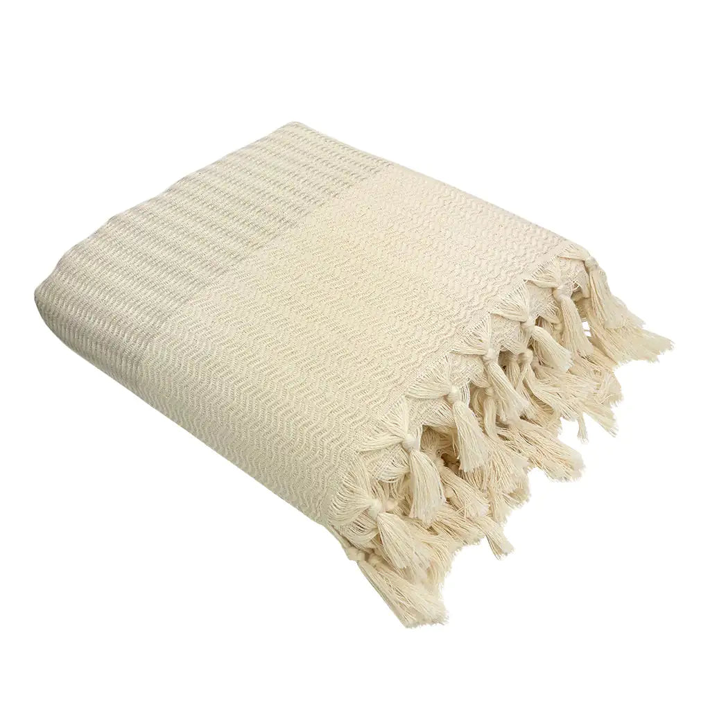 Fair Trade Plush Wavy Turkish Throw 2