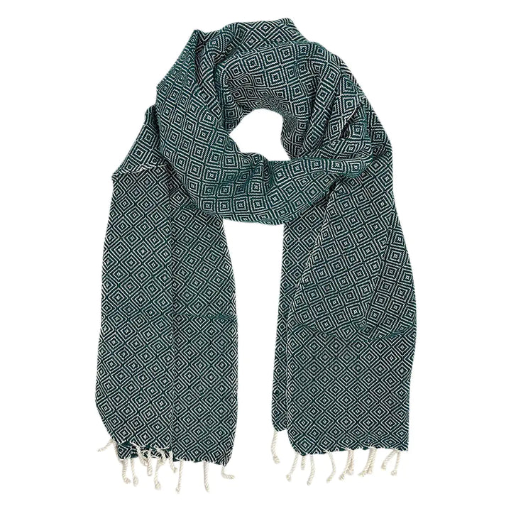 Fair Trade Eco-Friendly Organic Cotton Diamond Scarf 4